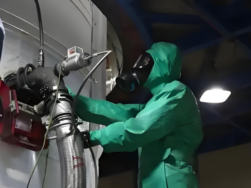 航天火箭燃料單推三DT-3加注現(xiàn)場